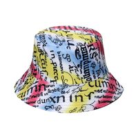 Unisex Fashion Notes Sewing Flat Eaves Bucket Hat sku image 3