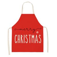 Christmas Cute Letter Polyester Apron sku image 2