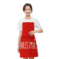 Christmas Cute Letter Polyester Apron main image 2