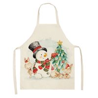 Christmas Cute Letter Polyester Apron sku image 22