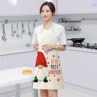 Christmas Cute Letter Polyester Apron main image 4