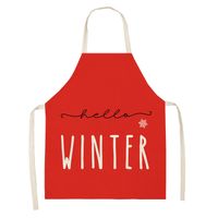 Christmas Cute Letter Polyester Apron sku image 15