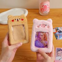 Porte-cartes Ouvert En Peluche Pour Femmes main image 5