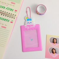 Women's Cartoon Plastic Open Card Holders sku image 1