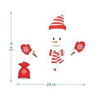 Navidad Muñeco De Nieve Emoji Vacaciones Decoración Diy Dibujos Animados Impermeable Magnético Imán De Nevera sku image 1