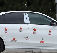 Weihnachten Glühbirne Alte Mann Schneemann Gnome Elch Auto Dekoration Magnetische Reflektierende Aufkleber main image 2