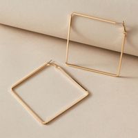 Vintage Style Square Alloy Earrings main image 6
