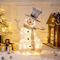 Weihnachten Süß Schneemann Eisen Gruppe Ornamente sku image 3