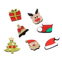 Cartoon Style Christmas Tree Santa Claus Alloy Sequins Hair Clip 2 Pieces main image 5