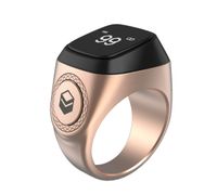 Mode Einfache Kontrast Farbe Schwarz Bildschirm Smart Zähler Ring sku image 3