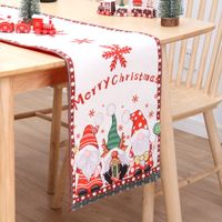 Christmas Simple Style Christmas Tree Letter Cloth Office Table Runner main image 1