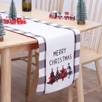 Christmas Simple Style Christmas Tree Letter Cloth Office Table Runner main image 3