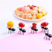 Cute Ants Plastic Fruit Fork 12 Pieces main image 4