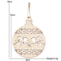 Christmas Simple Style Geometric Wood Party Hanging Ornaments sku image 5