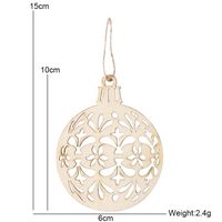 Christmas Simple Style Geometric Wood Party Hanging Ornaments sku image 1