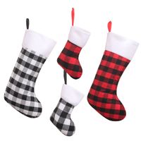 Christmas Cute Lattice Cloth Party Gift Bags main image 3