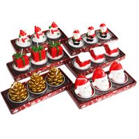 Christmas Christmas Tree Santa Claus Snowman Paraffin Party Candle main image 5