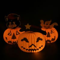 Halloween Pumpkin Paper Party Decorative Props main image 4