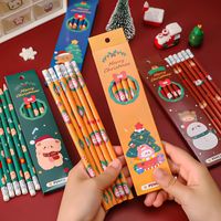 Primary School Students Writing Painting Sketch Christmas Hb With Rubber Pencil 6 Pack main image 3