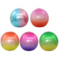 Farbverlauf Aluminiumfolie Gruppe Luftballons 1 Stück main image 1