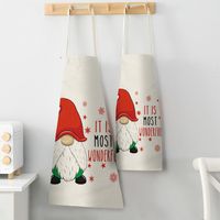 Christmas Cute Letter Polyester Apron main image 1