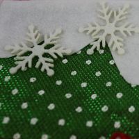 Christmas Cute Snowflake Felt Party Decorative Props sku image 1