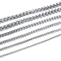 Rostfreier Stahl Einfacher Stil Überzug Geometrisch Geschichtete Halskette main image 4