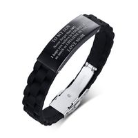 Fashion Geometric Stainless Steel Braid Men's Bangle sku image 5