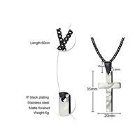 Simple Style Cross Stainless Steel Pendant Necklace Plating Stainless Steel Necklaces sku image 18