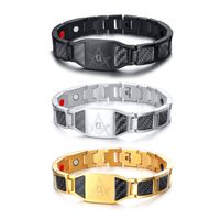 Fashion Cross Titanium Steel Bracelets Plating Stainless Steel Bracelets main image 7