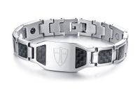 Fashion Cross Titanium Steel Bracelets Plating Stainless Steel Bracelets sku image 5