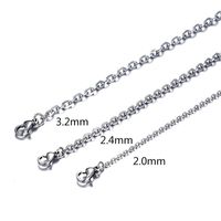 Fashion Geometric Titanium Steel Necklace Plating Stainless Steel Necklaces main image 3