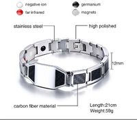 Fashion Cross Titanium Steel Bracelets Plating Stainless Steel Bracelets sku image 1