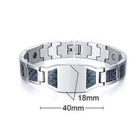 Fashion Cross Titanium Steel Bracelets Plating Stainless Steel Bracelets sku image 4