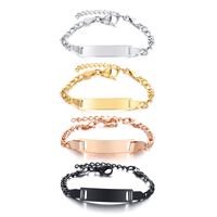 Simple Style Geometric 201 Stainless Steel Plating 18K Gold Plated Kid'S Bracelets main image 1