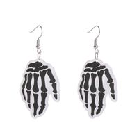 Fashion Pumpkin Letter Ghost Patchwork Arylic Earrings sku image 2