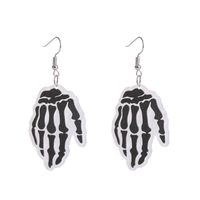 Moda Calabaza Letra Fantasma Labor De Retazos Arílico Aretes sku image 2