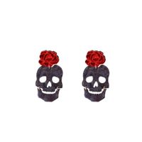 Fashion Pumpkin Letter Ghost Patchwork Arylic Earrings sku image 11