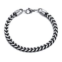 Mode Geometrisch Rostfreier Stahl Überzug Männer Armbänder main image 4