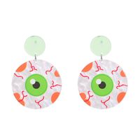 Fashion Pumpkin Letter Ghost Patchwork Arylic Earrings sku image 4