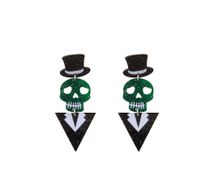 Fashion Pumpkin Letter Ghost Patchwork Arylic Earrings sku image 12