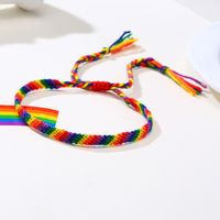 Fashion Rainbow Bow Knot Cord Knitting Women's Bracelets main image 5