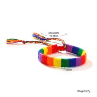 Fashion Rainbow Bow Knot Cord Knitting Women's Bracelets sku image 11
