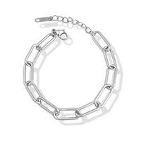 Ins Style Solid Color Stainless Steel Bracelets Stainless Steel Bracelets sku image 1