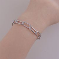 Ins Style Solid Color Stainless Steel Bracelets Stainless Steel Bracelets main image 4