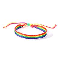 Fashion Rainbow Bow Knot Cord Knitting Women's Bracelets sku image 13