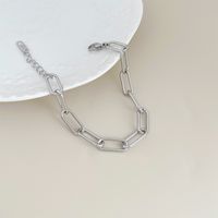 Ins Style Solid Color Stainless Steel Bracelets Stainless Steel Bracelets main image 1