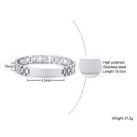 Einfacher Stil Geometrisch Rostfreier Stahl Armbänder Edelstahl Armbänder sku image 1