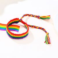 Fashion Rainbow Bow Knot Cord Knitting Women's Bracelets main image 2