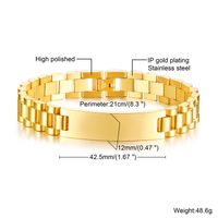 Einfacher Stil Geometrisch Rostfreier Stahl Armbänder Edelstahl Armbänder sku image 10